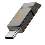 Pendrive 256GB USB 3.2 (USB A + USB C) Hoco UD14 szary