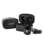 Guess słuchawki Bluetooth GUTWSJL4GBKTWS + stacja dokująca czarny/black 4G
