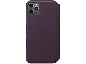 APPLE LEATHER FOLIO CASE MX092ZM/A IPHONE 11 PRO MAX AUBERGINE ORIGINAL SEAL