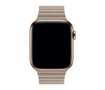 ORYGINALNA OPASKA APPLE LEATHER MTHD2ZM/A SANDSTONE 42/44/45/46/49MM SIZE L ORYGINALNA PLOMBA