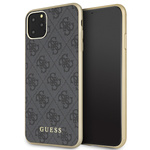 Guess GUHCN65G4GG iPhone 11 Pro Maxszary/grey hard case 4G Collection