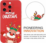 Pnakqil Świąteczne etui na iPhone 16 Machający Renifer