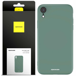 Spacecase Etui Silicone Case iPhone Xr dark green