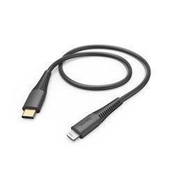 HAMA KABEL ŁADUJĄCY/DATA USB LIGHTNING MFI 1.5M BLACK