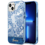 Guess GUHCP14MHGPLHB iPhone 14 Plus / 15 Plus 6.7" niebieski/blue hardcase Porcelain Collection
