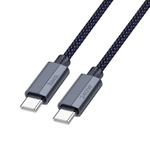 Kabel USB C do USB C Hoco QC3.0 PD 5A 240W 1,8 m U134 ciemny niebieski
