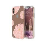 ETUI FLAVRE IPLATE RÓŻOWE PIWONIE IPHONE X / XS