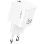 Ładowarka sieciowa USAMS JO Series CC262 30W USB-C + kabel USB-C/USB-C 1m biały