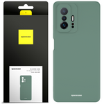 Spacecase Etui Silicone Case Xiaomi 11T/11T Pro dark green