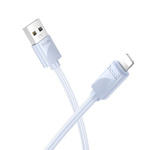 Kabel USB A do Lightning Hoco 2,4A 1 m X114 niebieski