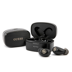 Guess słuchawki Bluetooth GUTWSJL4GBKTWS + stacja dokująca czarny/black 4G