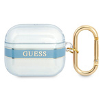 Guess GUA3HHTSB AirPods 3 coverniebieski/blue Strap Collection