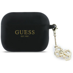 Etui Guess Silicone 4G Charm do AirPods  Pro 3 czarny