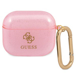 Guess GUA3UCG4GP AirPods 3 coverróżowy/pink Glitter Collection