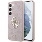 Guess GUHCSA554GMGPI A55 A556 różowy/pink hardcase 4G Big Metal Logo