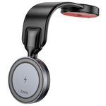 Uchwyt na telefon do samochodu indukcyjny zgodny z MagSafe Hoco 15W do deski HW29 czarny