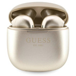 Guess słuchawki Bluetooth GUTWST26PSDTWS + stacja dokująca złoty/gold Classic EST Logo