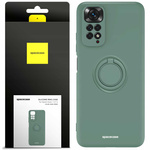Spacecase Etui Silicone Ring Redmi Note 11/11s dark green