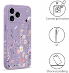 Pnakqil Iphone 17 Air Case Flowers Lavender