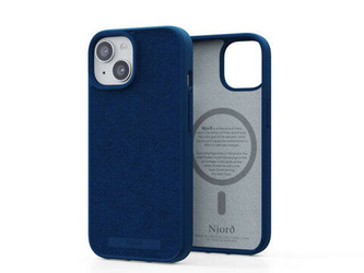 Njord "Suede MagSafe" Cover for Apple iPhone 15 Pro Max , Blue