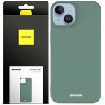 Spacecase Etui Silicone Case iPhone 14 dark green