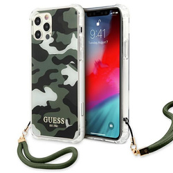 Guess GUHCP12MKSARKA iPhone 12/12 Pro6,1" zielony/khaki hardcase Camo Collection