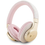 Guess słuchawki nauszne BluetoothGUBH604GEMP różowy/pink 4G Script