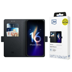 Etui 3MK Wallet Case do Apple iPhone 17  czarny