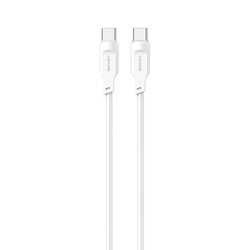 USAMS KABEL USB-C NA USB-C PD FAST CHARGING 1,2M 100W LITHE SERIES BIAŁY /WHITE SJ567USB02 (US-SJ567)