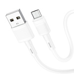 Kabel USB A do Micro USB Hoco 2,4A 1 m X83 biały