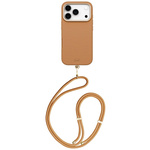 Etui UNIQ Coehl Mirelle do iPhone 17 Pro Magnetic Charging brązowy