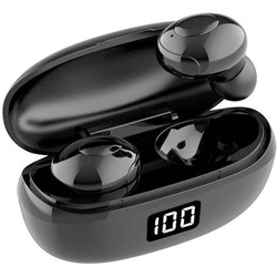 ZESTAW SŁUCHAWKOWY BLUETOOTH TWS HKT-6 CZARNY POWERBANK