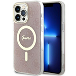 Guess GUHMP13XH4STP iPhone 13 Pro Max6.7" różowy/pink hardcase 4G MagSafe