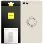 Spacecase Etui Silicone Ring iPhone 7/8 Plus bone