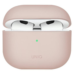 UNIQ etui Lino AirPods 3 gen.Silicone różowy/blush pink