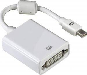 Adapter AV Hama DisplayPort Mini - DVI-I biały