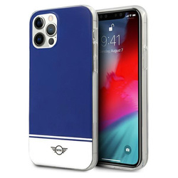 MINI MIHCP12MPCUBINA IPHONE 12/12 PRO 6,1" GRANATOWY/NAVY HARD CASE STRIPE COLLECTION