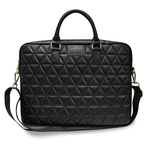Guess Torba GUCB15QLBK 16" czarna/blackQuilted
