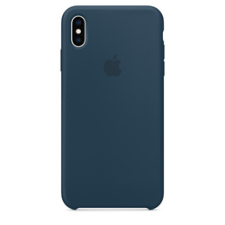 APPLE SILICONE CASE MUJQ2ZM/A IPHONE XS MAX PACIFIC GREEN ORYGINALNA PLOMBA