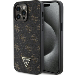 Guess GUHCP14XPG4GPK iPhone 14 Pro Max6.7" czarny/black hardcase 4G Triangle Metal Logo