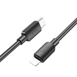 Kabel USB C do Lightning Hoco PD 2,4A 20W 1 m X96 czarny