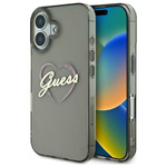 Guess GUHCP16MHCHGSPK iPhone 16 Plus6.7" czarny/black hardcase IML Heart