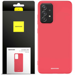 Spacecase Etui Silicone Case Galaxy A52/A52s red