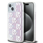 DKNY DKHCP15SLCPEPP iPhone 15 / 14 / 136.1" różowy/pink hardcase Liquid Glitter Multilogo