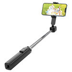 Selfie stick Hoco fourpod z pilotem bezprzewodowym K18 czarny