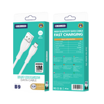 JELLICO kabel B9 Micro USB 3.1A 1M Biały