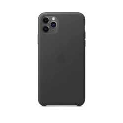APPLE LEATHER CASE IPHONE 11 PRO MAX BLACK WITHOUT PACKAGE