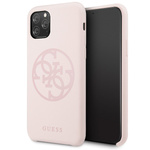Guess GUHCN58LS4GLP iPhone 11 Prolight pink/jasnoróżowy hard case Silicone 4G Tone On Tone