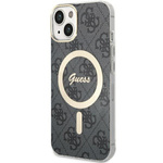Guess GUHMP14SH4STK iPhone 14 / 15 / 136.1" czarny/black hardcase 4G MagSafe