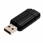 Verbatim Pendrive 16GB USB-A 2.0PinStripe czarny/black 49063